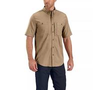 Carhartt Men's Rugged Professional Short-Sleeve Work Shirt T, Dark Khaki, M