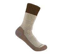 Carhartt Men's Schwere Stiefelsocken aus Synthetischem Wollgemisch Socks, Brown, M
