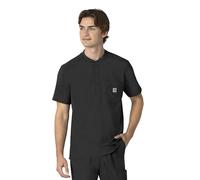 Carhartt Mens Scrub Top, Black, Medium