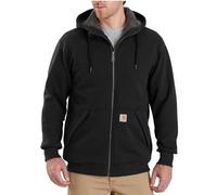 Carhartt Men's Sherpa-lined Midweight Full-zip Hooded Sweatshirt, Black, S UK