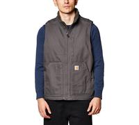 Carhartt Men's Sherpa Lined Mock-Neck Vest Gravel Large