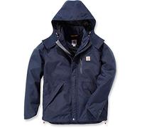 Carhartt Men's Shoreline Jacket Raincoat, Navy, S