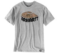 Carhartt Relaxed Fit Heavyweight Graphic T-Shirt Heather Grey Xl