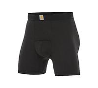 Carhartt Men's Stretch 5” Boxer Brief 3 Pack, Black, S (Pack of 3)