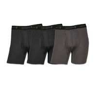 Carhartt Men's Stretch Synthetic Blend 5” Boxer Brief 3 Pack, Assorted 01 Black, XL (Pack of 3)