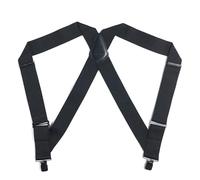 Carhartt Men's Suspender, Rugged Flex Elastic Suspenders for Men Suspenders, Elastic Full Swing Side Clip (Black), One Size UK