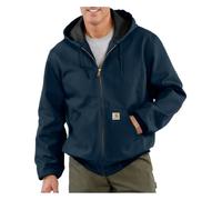 Carhartt Men's Thermal Lined Duck Active Jacket J131 (Regular and Big & Tall Sizes) work utility outerwear, Dark Navy, L UK