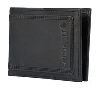 Carhartt Men's Top Grain Leather Passcase, Contrasting Stitch, Black, One Size