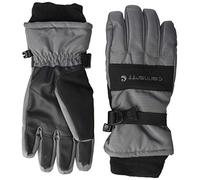 Carhartt Men's W.P. Waterproof Insulated Glove Cold Weather, Dark Grey/Black, Medium