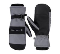Carhartt Men's W.P. Waterproof Insulated Mitt Cold Weather Gloves, Dark Grey/Black, Small