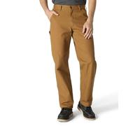 Carhartt Men's Washed Duck Dungaree Flannel Lined Work Pant - Carhartt Brown - 34W x 36L