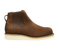 Carhartt Men's Wedge 5" Chelsea Pull-On Soft Toe FW5033-M Boot, Dark Bison Oil Tanned, 10