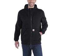 Carhartt Hooded Sweatshirt Wind Fighter – Water-Repellent, Relaxed Fit, Midweight, Black XL