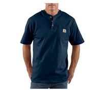 Carhartt Men's Workwear Pocket Henley Shirt Navy Large