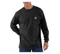 Carhartt Men's Workwear Jersey Pocket Long-Sleeve Shirt K126 (Regular and Big & Tall Sizes) - Black - XXXL