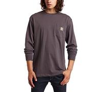 Carhartt Men's Workwear Jersey Pocket Long-Sleeve Shirt K126 (Regular and Big & Tall Sizes) - Gray - S