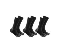 Carhartt Cotton Blend Crew Socks 3 Pairs Black EU 46-48