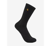 Carhartt Men's Force Midweight Crew Sock 2 Pack Work, Black, Medium