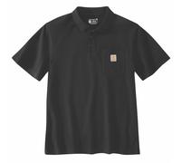 Carhartt Midweight S/S Pocket Polo Black Size 2XL