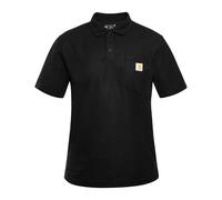 Carhartt Midweight Short Sleeve Polo Shirt - Black