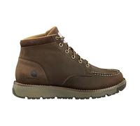 Carhartt Millbrook Moc Toe Boots for Men - 5" Wedge Work Boots, Slip- and EH- Resistant with Oil Tanned Leather, Breathable Membrane and Lightweight EVA Midsole, Dark Bison Oil Tanned, 9 UK
