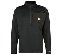 Carhartt Workwear 106423 Mock Neck Half-Zip T-Shirt Black XXL Size: XX XXL