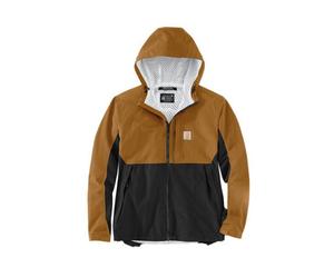 Carhartt Monterey Men's Relaxed Fit Wind Fighter Jacket Carhartt Brown/black S