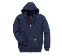 Carhartt Navy Blue Hoodie With Zipper Size M