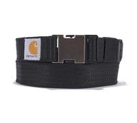 Carhartt Nylon Adjustable Industrial Belt, Black with Black Finish, 52