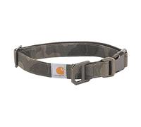 Carhartt Mens Journeyman Nylon Webbing Cordura Dog Collar Large - 2.54cm Wide, Adjustable Length 45.7-66cm