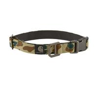 Carhartt Nylon Duck Dog Collar Fully Adjustable Durable 2-Ply Cordura Nylon Canvas Collars for Dogs 50th Anniversary Camo Medium