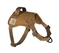 Carhartt Nylon Duck No Pull Dog Harness Fully Adjustable Dog Harness with Quick Control Handle and Reflective Accents Carhartt Brown Small