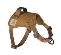 Carhartt Nylon Duck No Pull Dog Harness, Fully Adjustable Dog Harness with Quick Control Handle and Reflective Accents, Carhartt Brown, Large