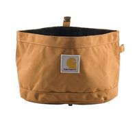 Carhartt Nylon Duck Travel Dog Bowl, Packable Dog Bowl for Food and Water, Carhartt Brown, 10 Cup Capacity