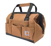 Carhartt Onsite Tool Bag, Durable Water-Resistant, Tool Storage Bag, Heavyweight, 14-Inch 26 Pocket, Carhartt Brown