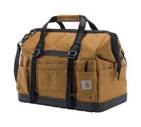 Carhartt Onsite Tool Bag, Durable Water-Resistant, Tool Storage Bag, Heavyweight w/Molded Base, 18-Inch, Carhartt Brown