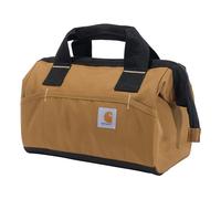 Carhartt Onsite Tool Bag, Durable Water-Resistant, Tool Storage Bag, Midweight, 13-Inch 15 Pocket, Carhartt Brown