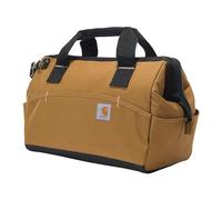 Carhartt Onsite Tool Bag, Durable Water-Resistant, Tool Storage Bag, Midweight, 16-Inch 17 Pocket, Carhartt Brown