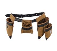 Carhartt Padded Tool Belt, Rugged Tool Belt with Tool & Fastener Storage Pockets, 7 Pockets, Carhartt Brown