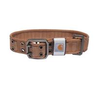 Carhartt Pet Fully Adjustable Wide Webbing Collar for Dogs, Carhartt Brown, Medium
