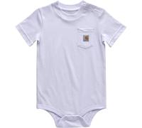 Carhartt Plain Bodysuit with Short Sleeves for Babies, Pastel Purple, 24 Months