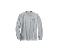 Carhartt Workwear K126 Workwear Pocket T-Shirt Long Sleeve Heather Gre XL
