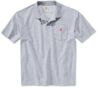 Carhartt Polo Contractor'S Work Pocket Polo Heather Grey