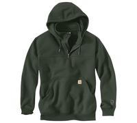 Carhartt Men's Rain Defender Loose Fit Heavyweight Quarter-Zip Sweatshirt, Forestry Green, L