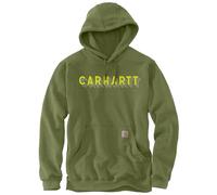 Carhartt Rain Defender Logo Graphic Hoodie Green XL