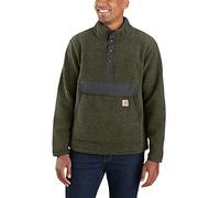 Carhartt Mens Relaxed Fit Pullover Sherpa Fleece Jacket