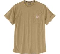 Carhartt Relaxed Fit Force Midweight Short Sleeve Pocket T-Shirt Sandstone Heather L