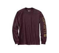 Carhartt Logo Relaxed Fit Long Sleeve T-shirt Purple S