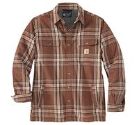 Carhartt Relaxed Fit Heavyweight Flannel Sherpa-Lined Shirt Jac