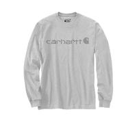 Carhartt - Core Logo L/S - Longsleeve size S, grey